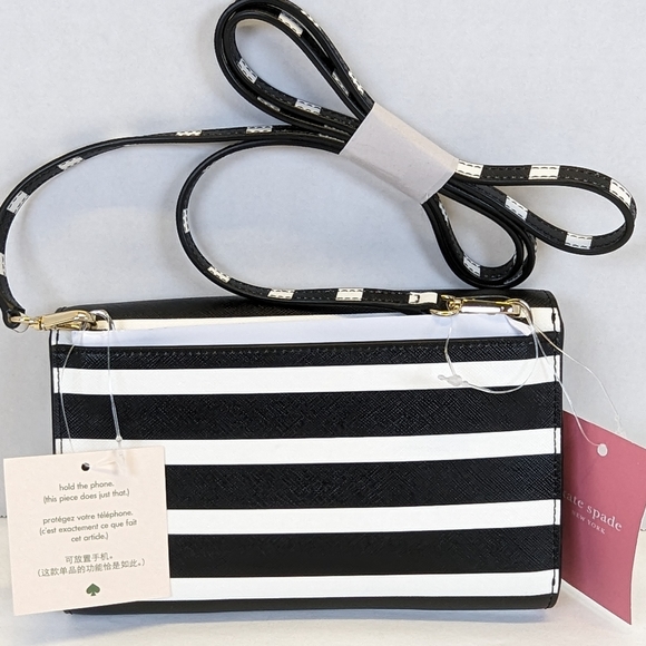 Kate Spade Laurel Way Winni Striped Crossbody Clutch | NWT - Picture 3 of 10